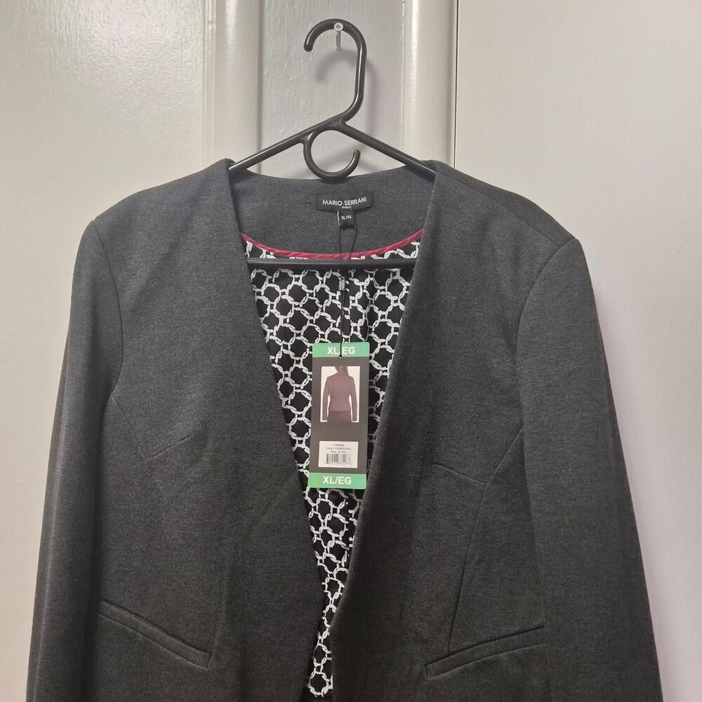 Mario-serrani Women's Grey and Black Jacket